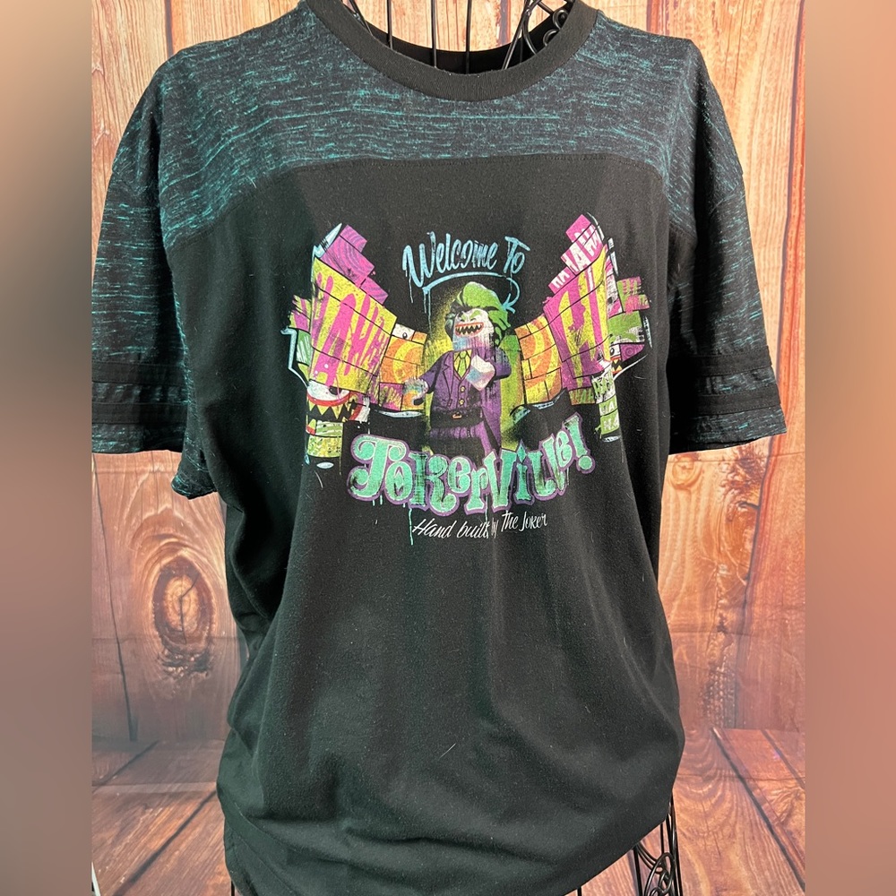 Lego Jokersville DC Comics black T-shirt size 2XL